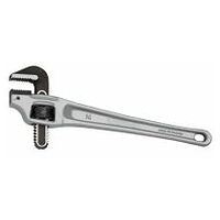 Light alloy 90° offset American model pipe wrench 49 mm