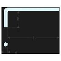 Stiftschluessel kurz Sechskant 4 mm
