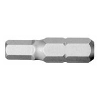 Screw bits series 1 for metric countersunk, hexagonal head screws, 10 mm