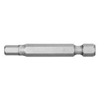 Bit , Series 6 , Aandrijving externe zeskant 6,3 mm (1/4″) met groef , lang , Uitgang interne zeskant 4 mm