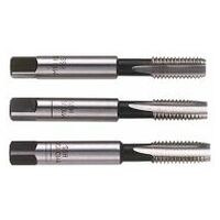 Standard taps, set of 3 taps (taper, second and bottoming), M12 x 1.75 mm