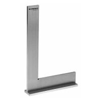 Stainless steel flanged precision square Class 0, 100x70 mm