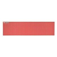 444 X 1665 mm vertical perforated hook panel red