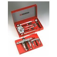 General engineering puller kit, 15 to 110 mm in metal case