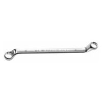 Double offset-ring wrench, 16 x 17 mm