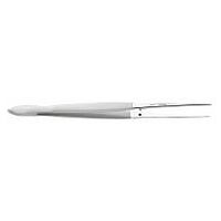 Tweezers straight fine grooved nose PVC sheath