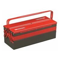 Large 5 tray 22 in. metal cantilever tool box