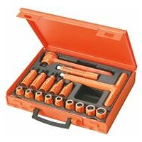 1000 v insulated tools, set of 17 pieces
