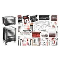 7 drawers JET rollercabinet with mechanics set 343 tools metric