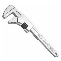 Smooth-jawed adjustable wrench, 230 mm