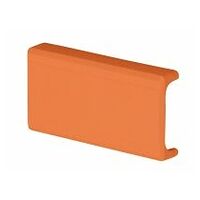 Easyfix labelling clip with cable guide, set of 10 pieces  ORANGE