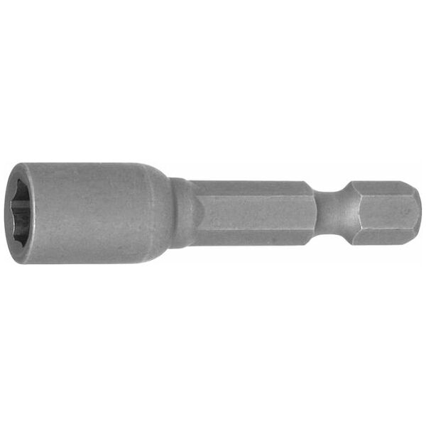 Steckschlüssel-Bit, 1/4 Zoll E 6,3 mit Magnet 7 mm