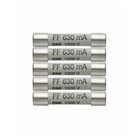 Spare 630 mA/1000 V fuses - 5 items