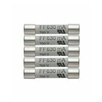 Spare 630 mA/600 V fuses - 5 items