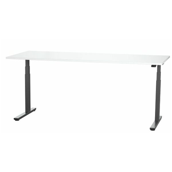 Electrically height-adjustable office desk  1600 mm