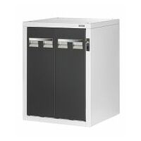 Upright cabinet, width 30G, 2 self-supporting pull-out frames 12G 1000 mm
