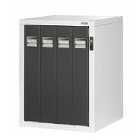 Upright cabinet, width 30G, 4 self-supporting pull-out frames 6G 1000 mm