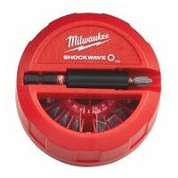 Csavarozó bitek SHOCKWAVE CD ütőkorong-készlet-15db