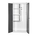 Janitor's cabinet Width 40G with plain sheet metal swing doors 2000-4