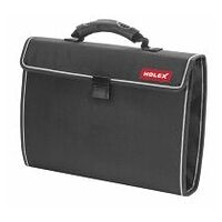 Textile tool case with snap fastener  1