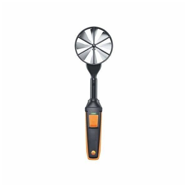 Uiterst nauwkeurige vleugelrad-sonde (Ø 100 mm) met Bluetooth® incl. Temperatuursensor