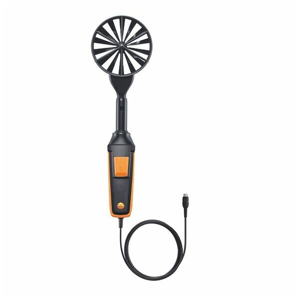Flügelrad-Sonde, Ø 100 mm (digital) - inkl. Temperatursensor, kabelgebunden