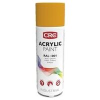 Acrylic coloured paint gold yellow