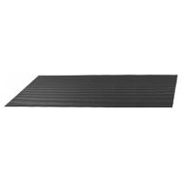 Tapis en caoutchouc strié, épaisseur 3 mm, 54×36 E