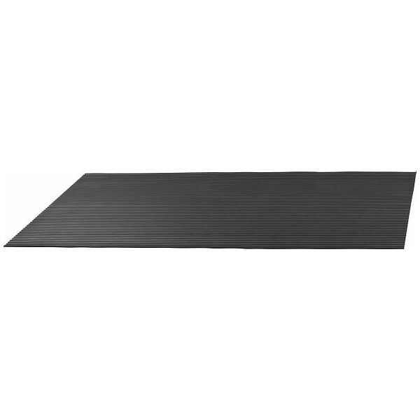 Ribbed rubber cover plate 3 mm thick