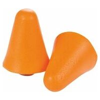 Pack of spare earplugs, 10 pairs conical