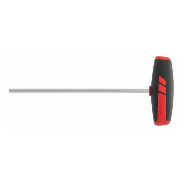 Hexagon screwdriver, long, with T-handle  6 mm