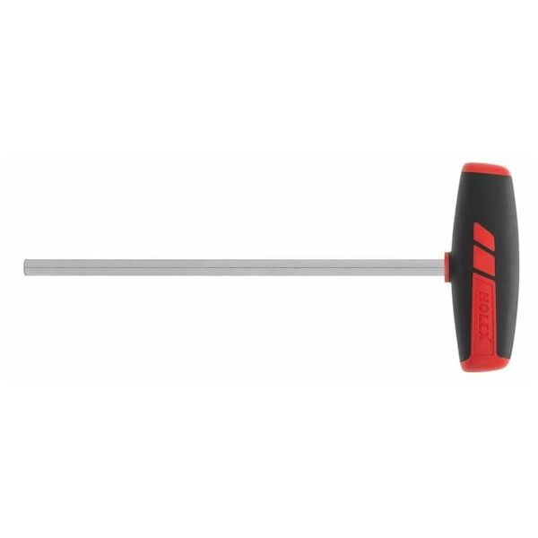 Hexagon screwdriver, long, with T-handle  8 mm