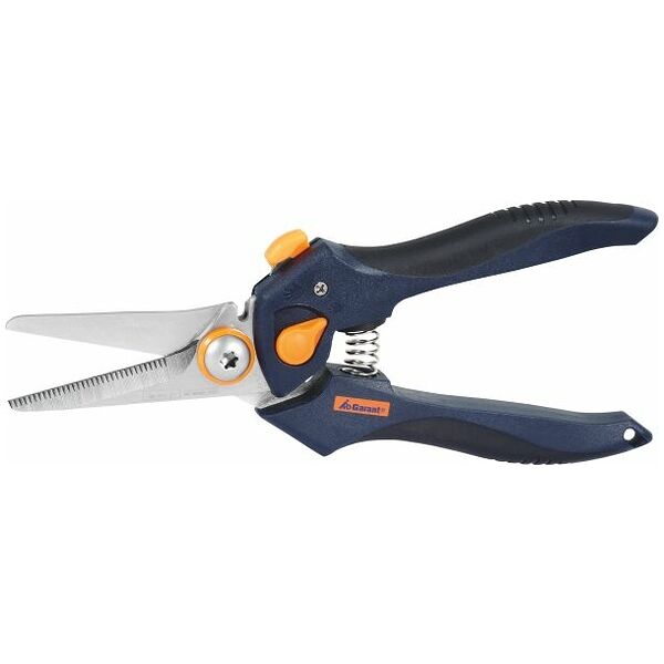 Multi-purpose shears with 2-component handles, straight, with adjustable handle opening 205 mm GARANT