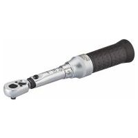 Torque wrench with reversible ratchet