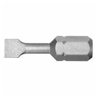High Perf' bits series 1 for slotted head screws 8 mm