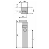 Bloc de mesure Linear Heigh/QM-Height, pour palpeurs coniques