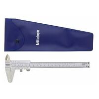 Nóniuszos standard tolómérőhegyes mérőcsőrrel, 0-150 mm/0-6″, 0.05 mm, metrikus/inch