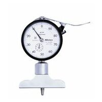 Dial Indicator Depth Gauge 0-200mm, Ball Point Contact Element, 63,5mm Base