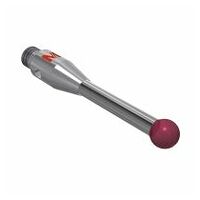 Stylus M3 ruby ball Ø3,0mm carbide stem Ø1,5mm, stainless steel base Ø3,0mm, L 19,5mm, ML 13,28mm