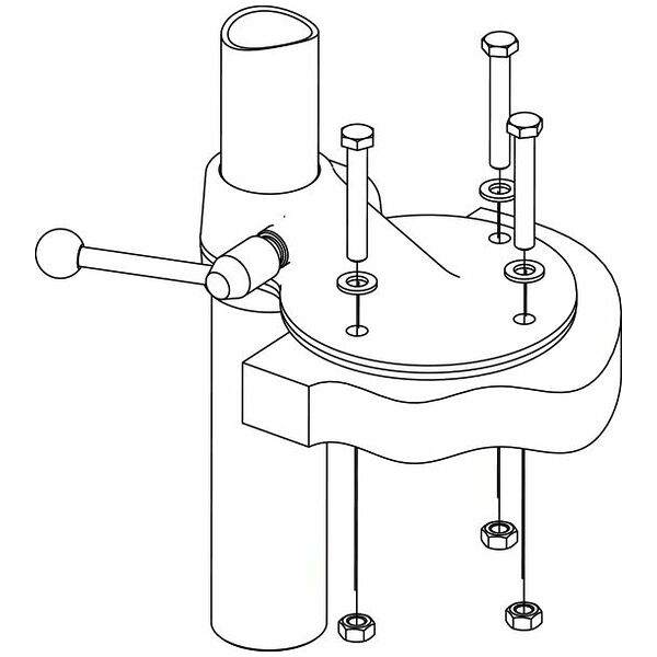 Height adjuster for vice No. 967260