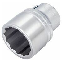 Llave de vaso ∙ hexagonal doble ∙ Cuadrado hueco 20 mm (3/4 pulgadas) ∙ Perfil hexagonal doble exterior ∙ 65 mm