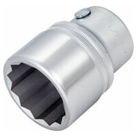 Llave de vaso ∙ hexagonal doble ∙ Cuadrado hueco 20 mm (3/4 pulgadas) ∙ Perfil hexagonal doble exterior ∙ 59 mm