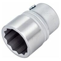 Socket ∙ 12-point 30 mm Outside 12-point profile Square, hollow 20 mm (3/4 inch)