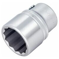 Llave de vaso ∙ hexagonal doble ∙ Cuadrado hueco 20 mm (3/4 pulgadas) ∙ Perfil hexagonal doble exterior ∙ 32 ∙ 58 mm