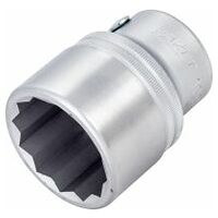 Socket ∙ 12-point 36 mm Outside 12-point profile Square, hollow 20 mm (3/4 inch)
