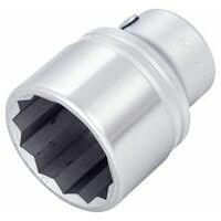 Socket ∙ 12-point 41 mm Outside 12-point profile Square, hollow 20 mm (3/4 inch)