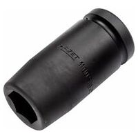 Impact socket ∙ hexagon 30 mm Outside hexagon profile Square, hollow 25 mm (1 inch)