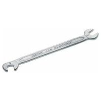Double open-end wrench 4 mm Outside hexagon profile