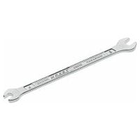 Double open-end wrench 4 x 5 mm Outside hexagon profile