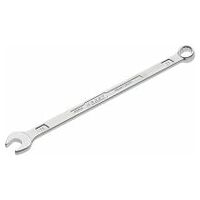 Combination wrench ∙ extra long ∙ slim design 11 mm Outside 12-point traction profile